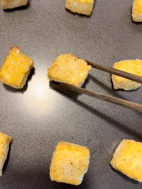 oven-fried tofu