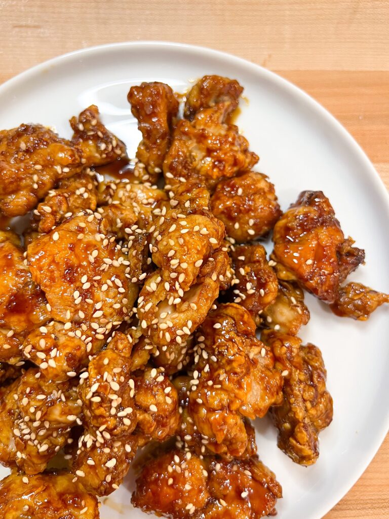 Air-fried Sesame Chicken