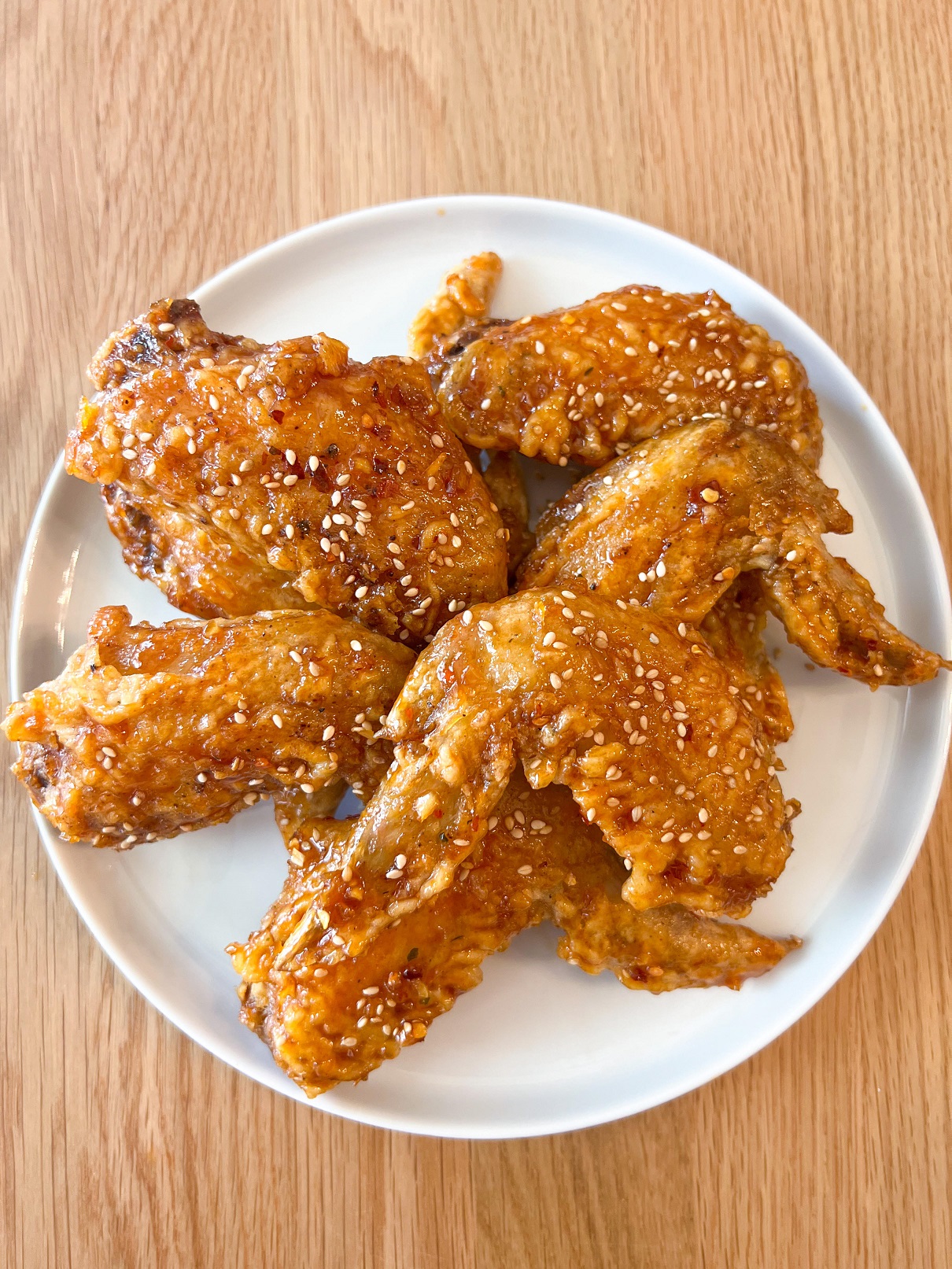 Crispiest Hot Honey Butter Wings (viral) Viral TikTok Asian recipes!