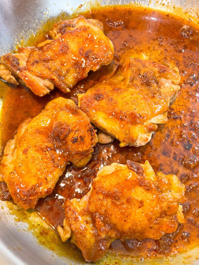 orange glazed chicken